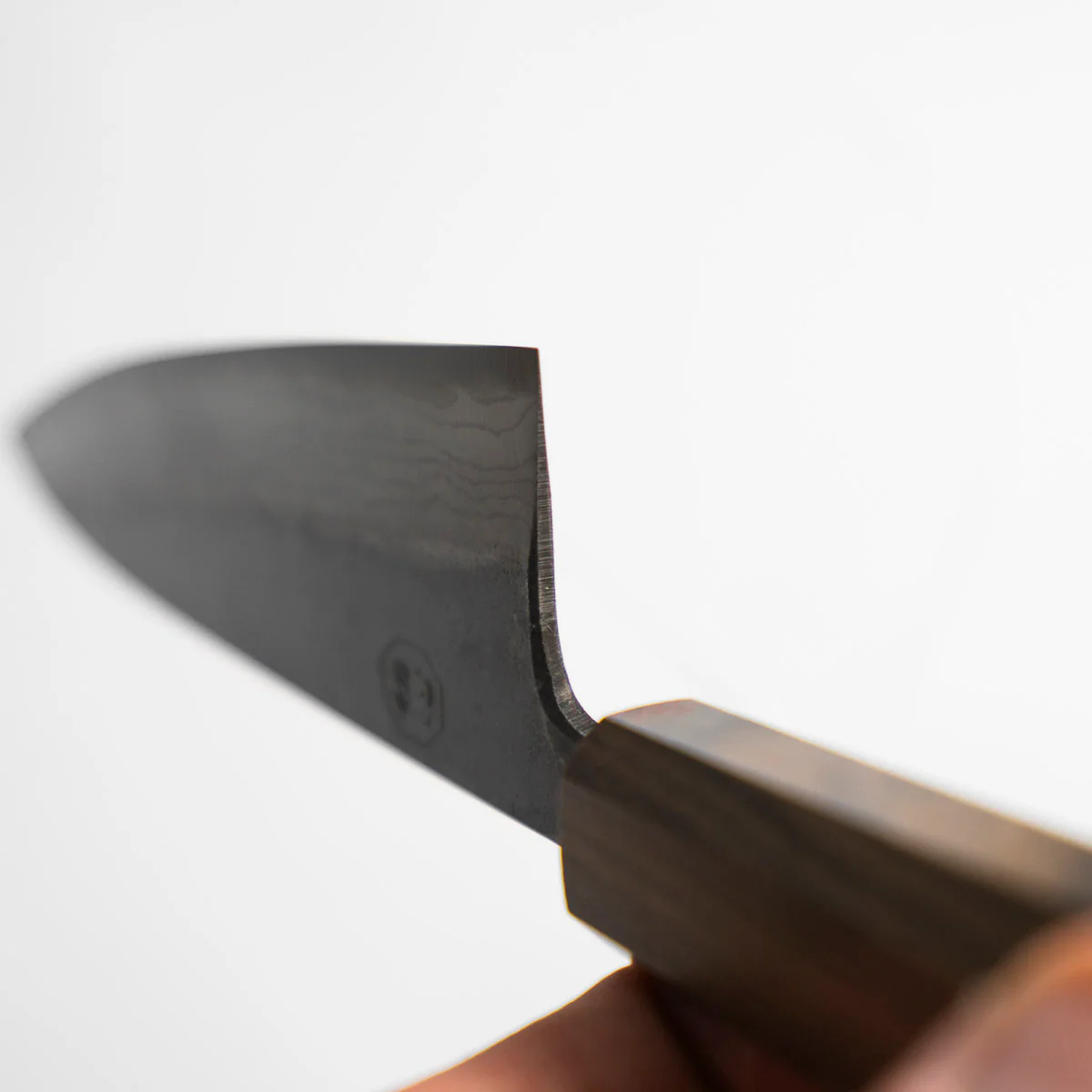 Hatsukokoro Kumokage Blue 2 Kurouchi Damascus Gyuto 210mm - Image 5