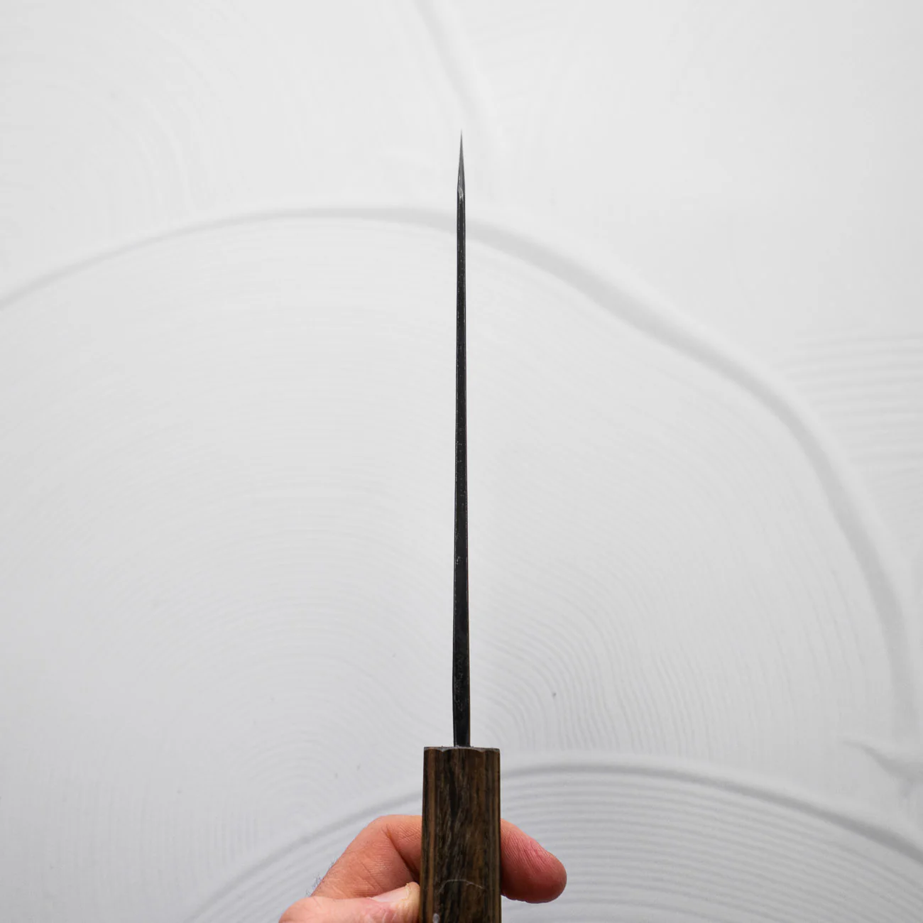 Hatsukokoro Kumokage Blue 2 Kurouchi Damascus Honesuki 150mm - Image 4