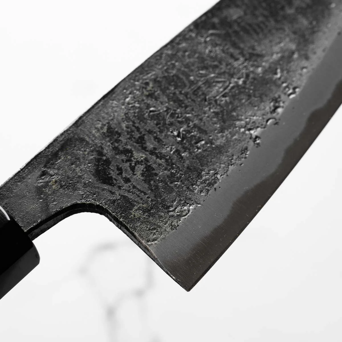 Hatsukokoro Kurokaze Blue 2 Kurouchi Double Bevel Deba 150mm - Image 5