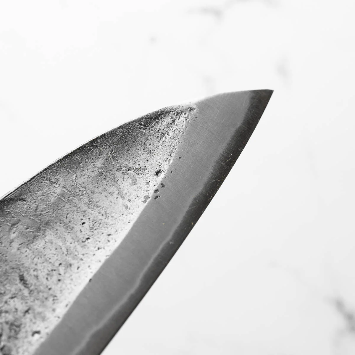 Hatsukokoro Kurokaze Blue 2 Kurouchi Double Bevel Deba 150mm - Image 7