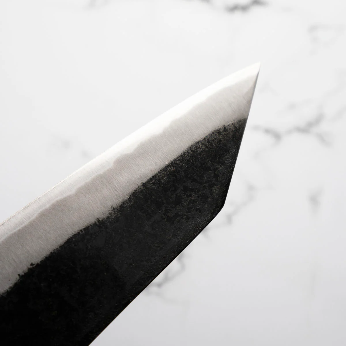 Hatsukokoro Kurokaze Blue 2 Kurouchi Double Bevel Kiritsuke Deba 165mm - Image 6