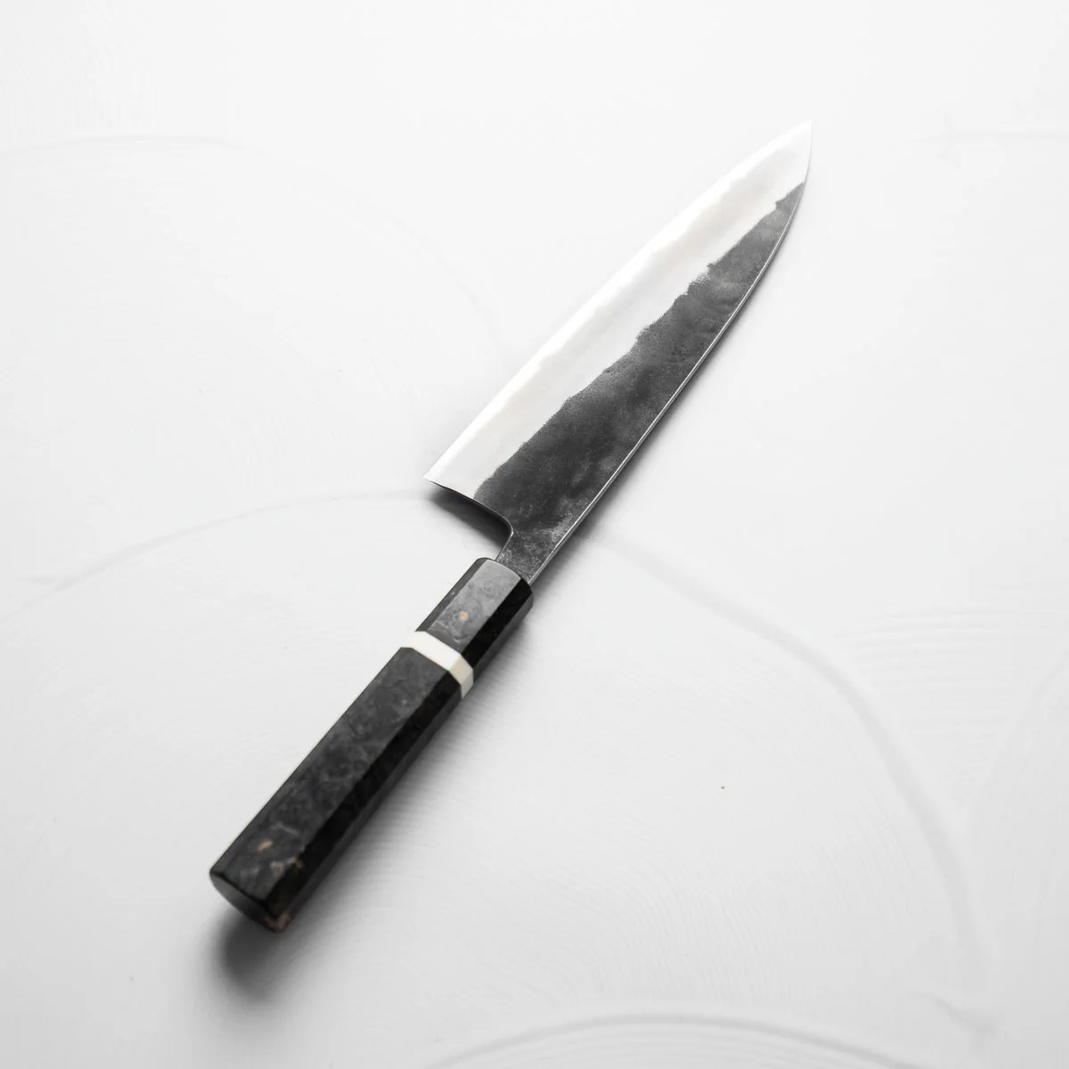 Hatsukokoro Kurokaze White 2 Stainless Clad Gyuto 210mm - Maple - Image 5