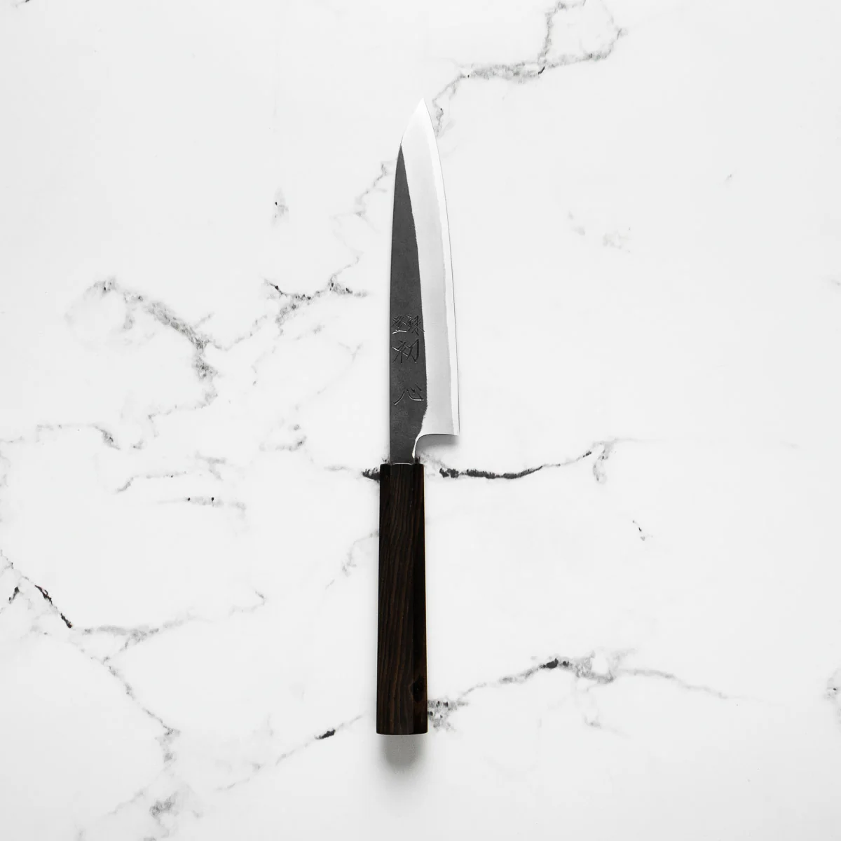 Hatsukokoro Kurokaze White 2 Stainless Clad Petty 150mm - Ebony - Image 3