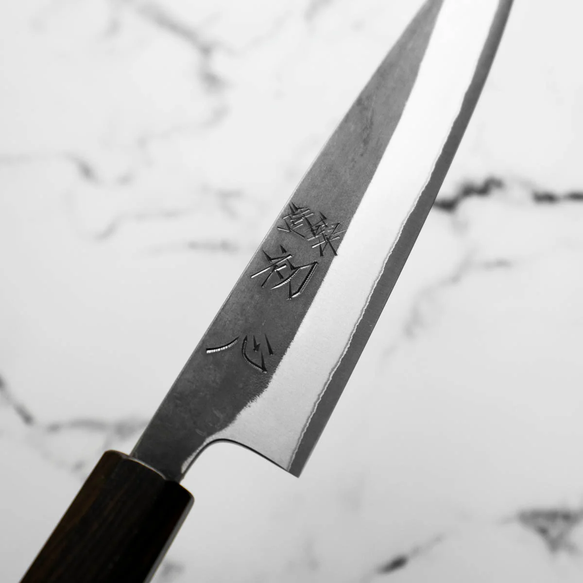Hatsukokoro Kurokaze White 2 Stainless Clad Petty 150mm - Ebony - Image 5