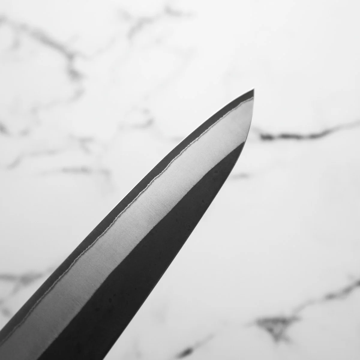 Hatsukokoro Kurokaze White 2 Stainless Clad Petty 150mm - Ebony - Image 6