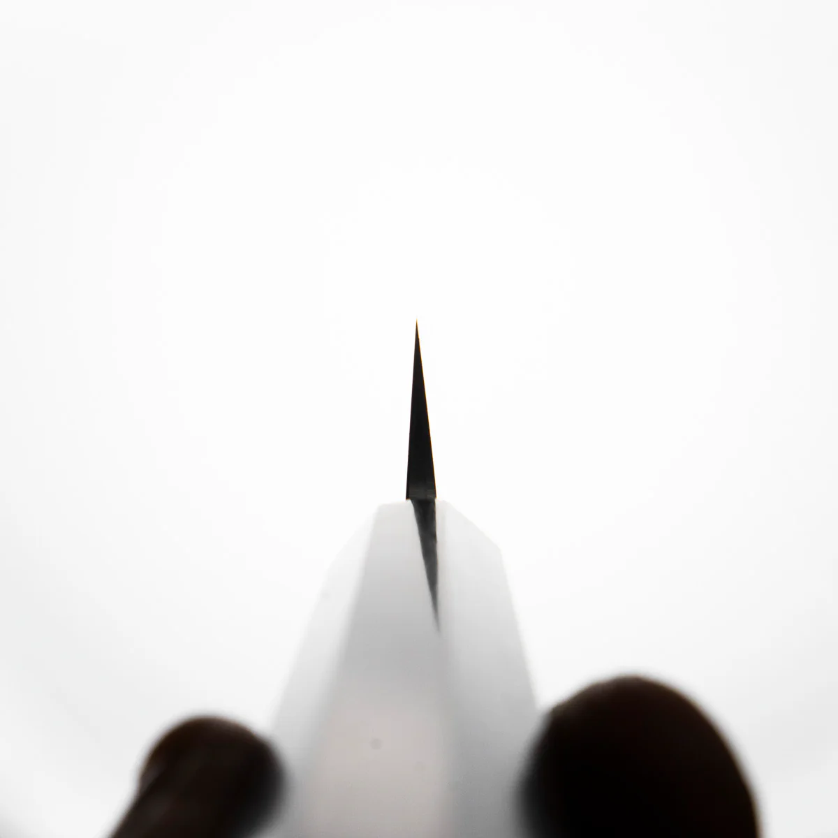 Hatsukokoro Kurokaze White 2 Stainless Clad Petty 150mm - Ebony - Image 8