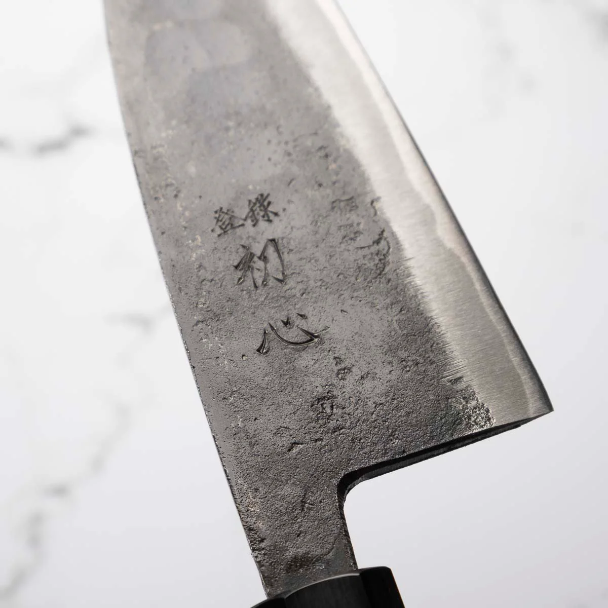 Hatsukokoro Kurokaze Blue 2 Double Bevel Deba 165mm - Image 6