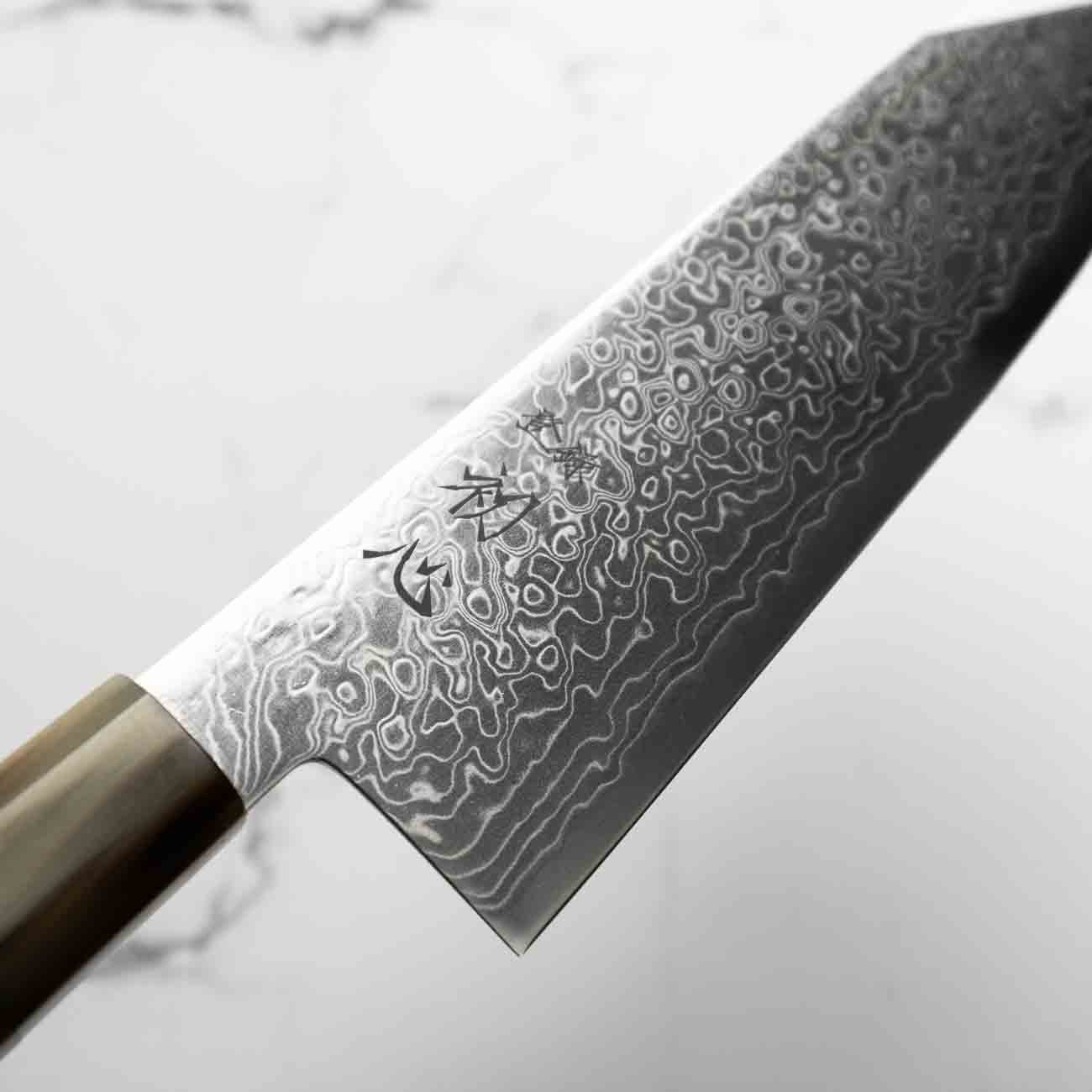 Hatsukokoro Ryuhyo SG2 Damascus Bunka 180mm -  Quince - Image 5
