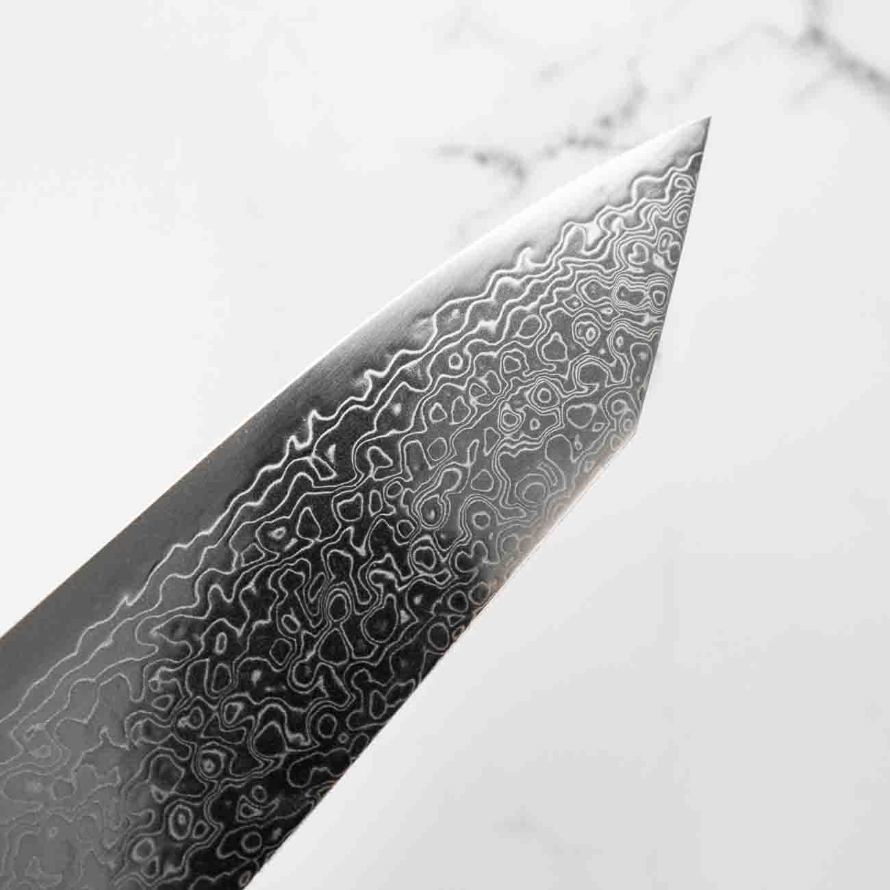 Hatsukokoro Ryuhyo SG2 Damascus Bunka 180mm -  Quince - Image 6