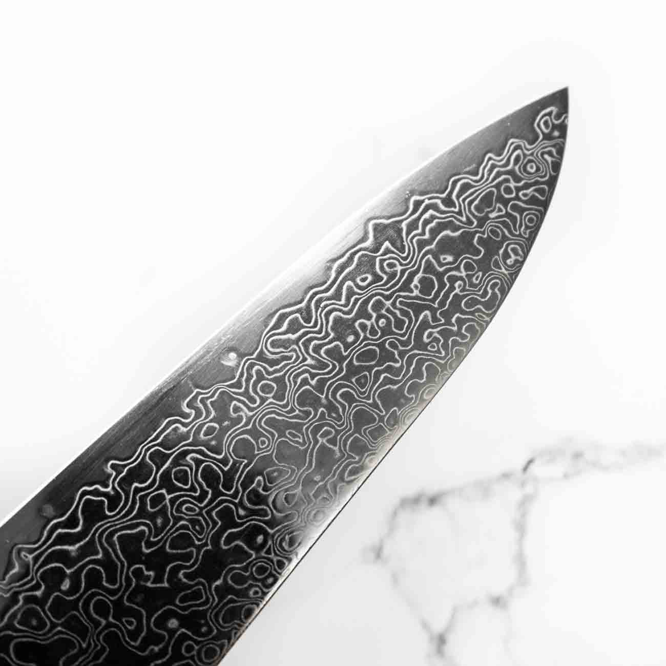 Hatsukokoro Ryuhyo SG2 Damascus Gyuto 210mm - Quince - Image 5