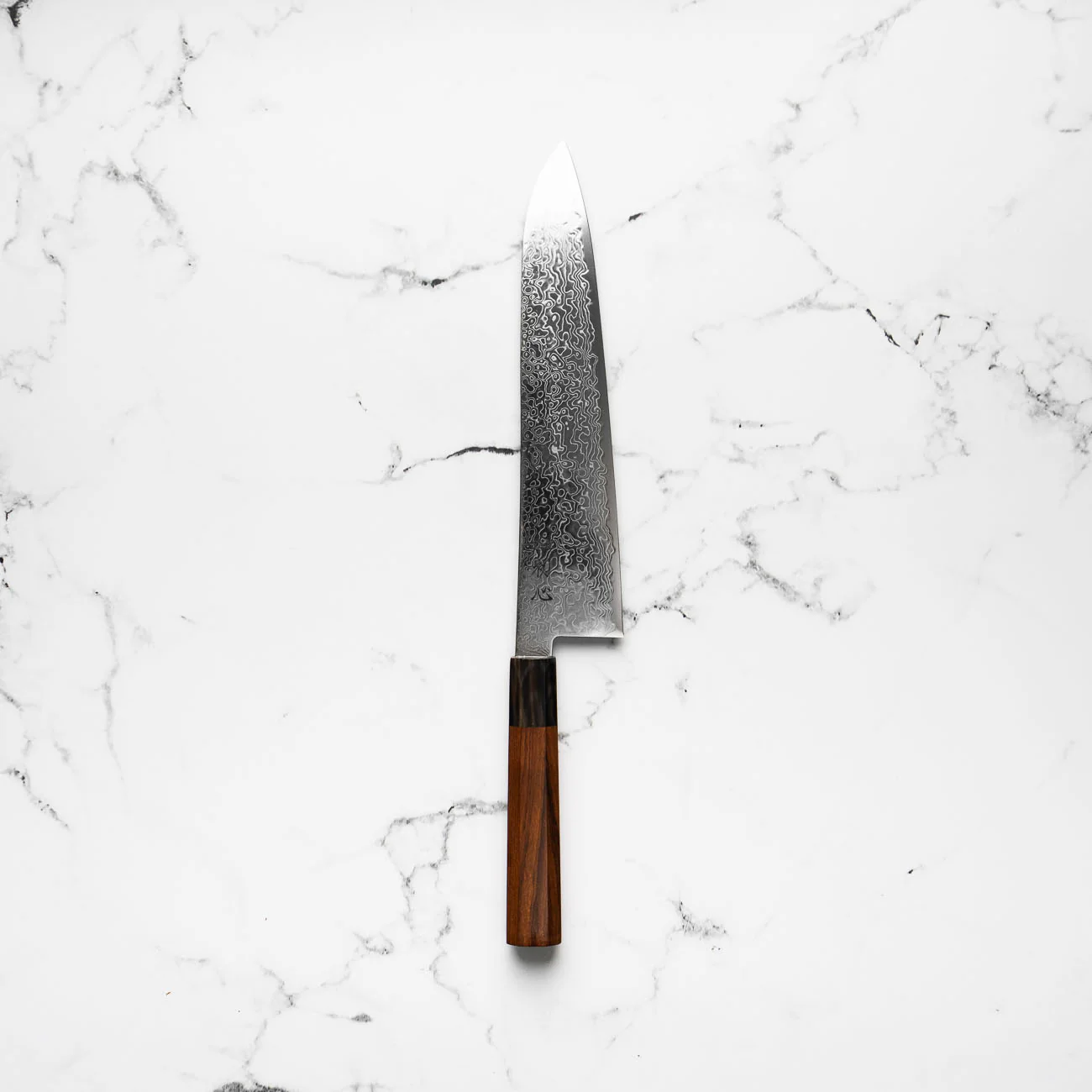 Hatsukokoro Ryuhyo SG2 Damascus Gyuto 240mm -  Quince - Image 2