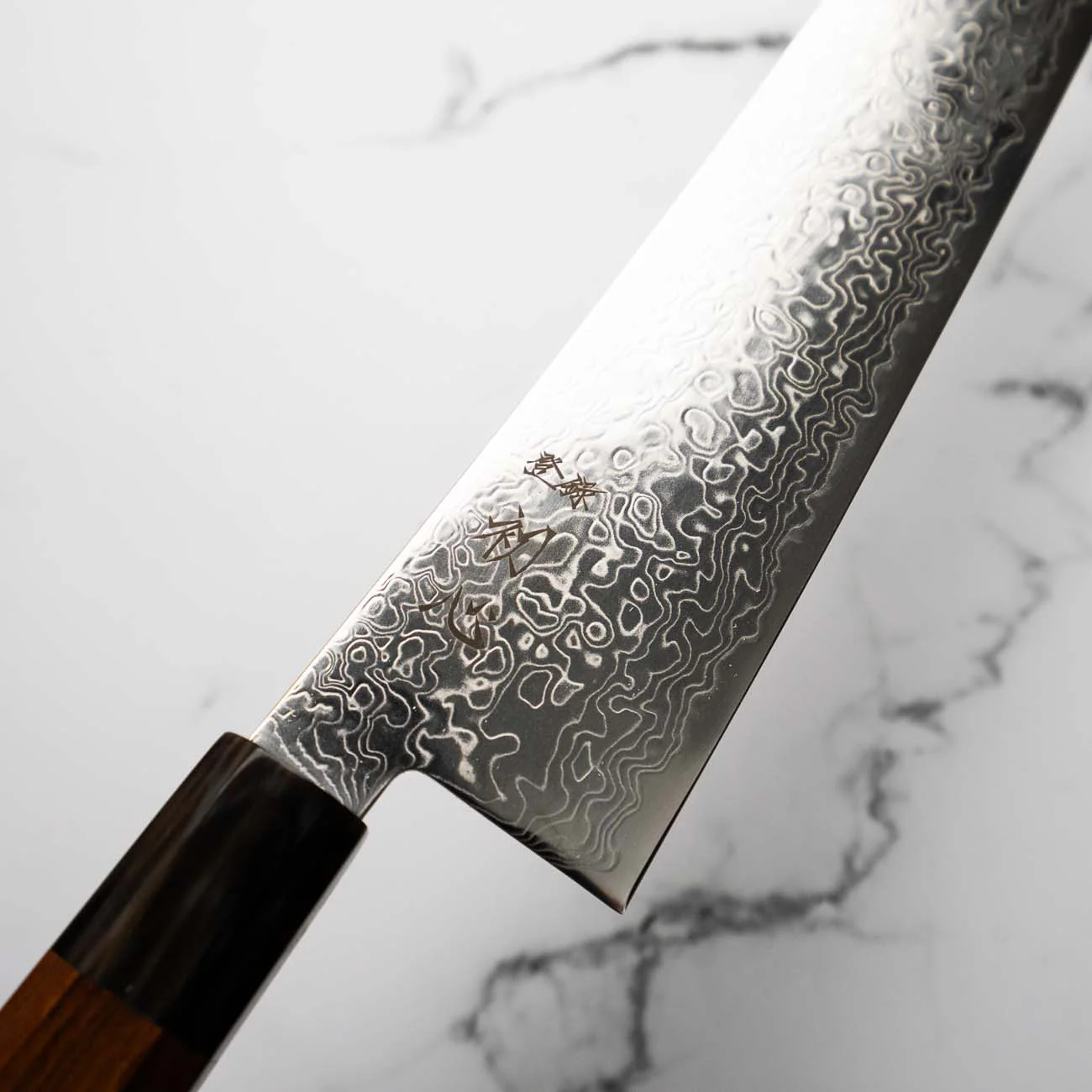 Hatsukokoro Ryuhyo SG2 Damascus Gyuto 240mm -  Quince - Image 4
