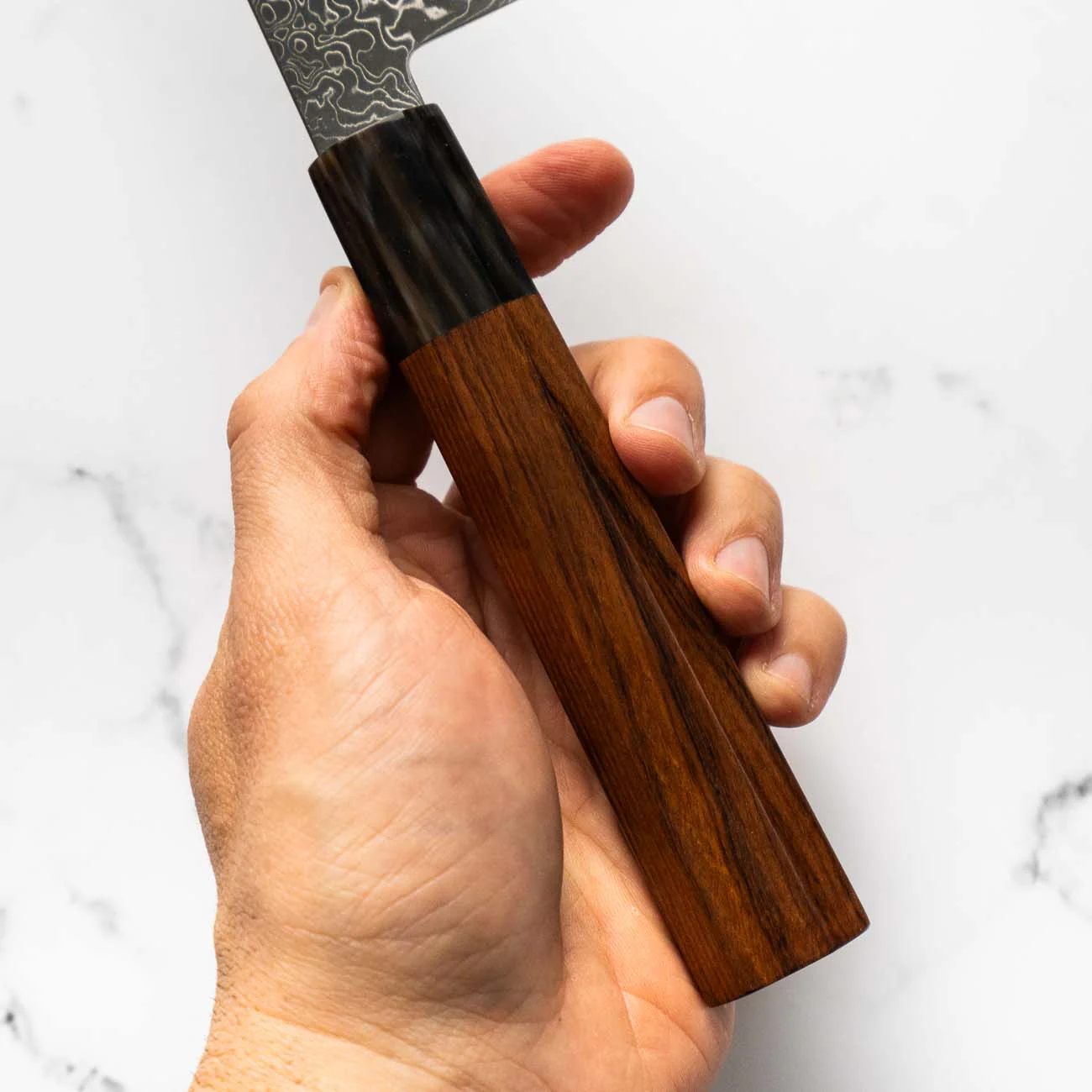 Hatsukokoro Ryuhyo SG2 Damascus Gyuto 240mm -  Quince - Image 7