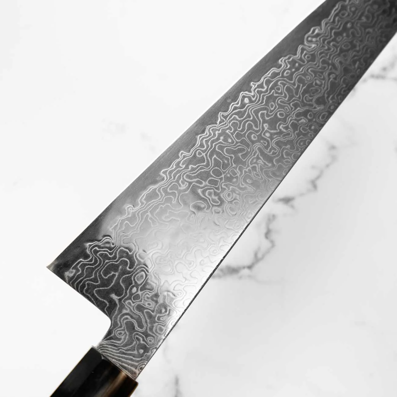 Hatsukokoro Ryuhyo SG2 Damascus Kiritsuke Gyuto 210mm -  Quince - Image 5
