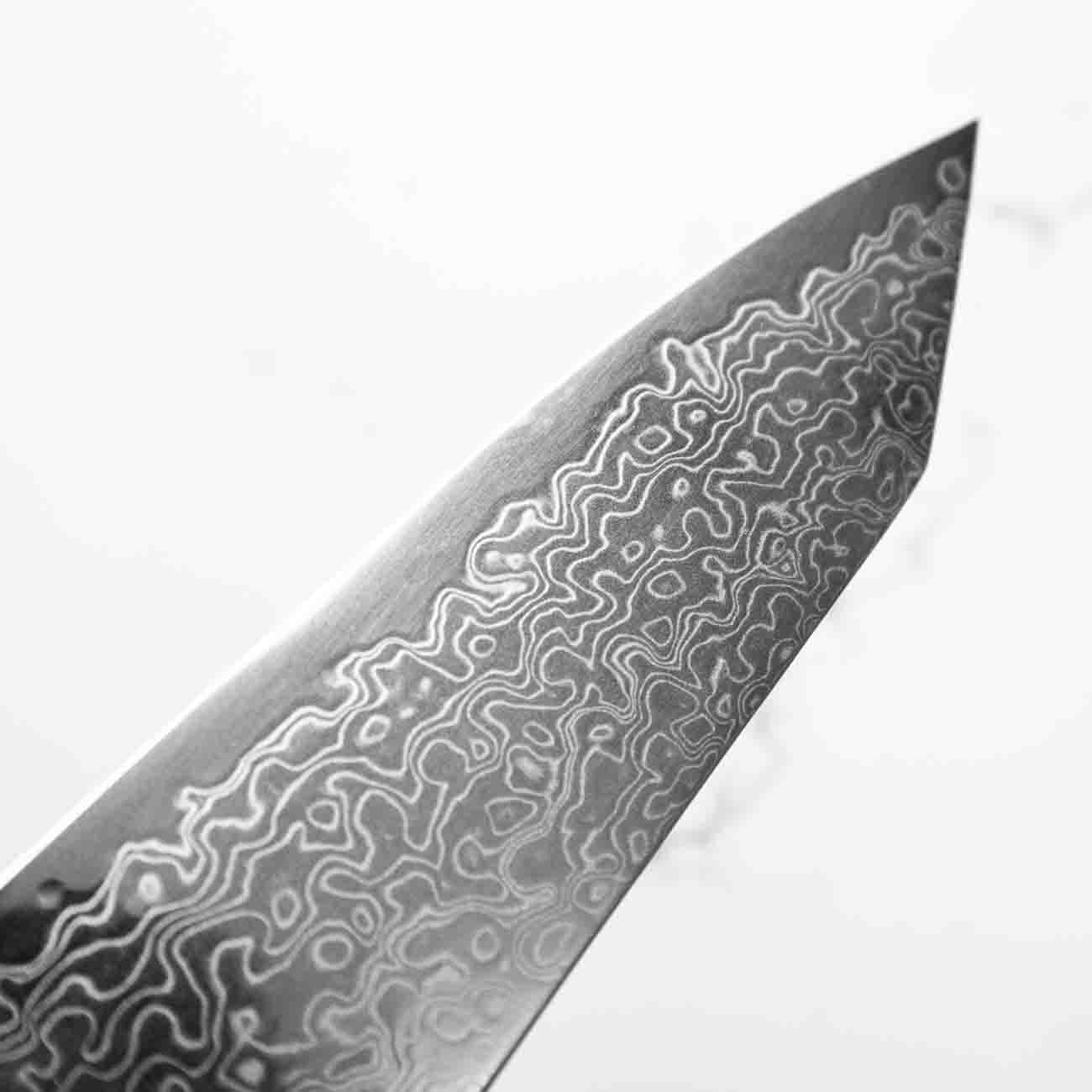 Hatsukokoro Ryuhyo SG2 Damascus Kiritsuke Gyuto 210mm -  Quince - Image 6