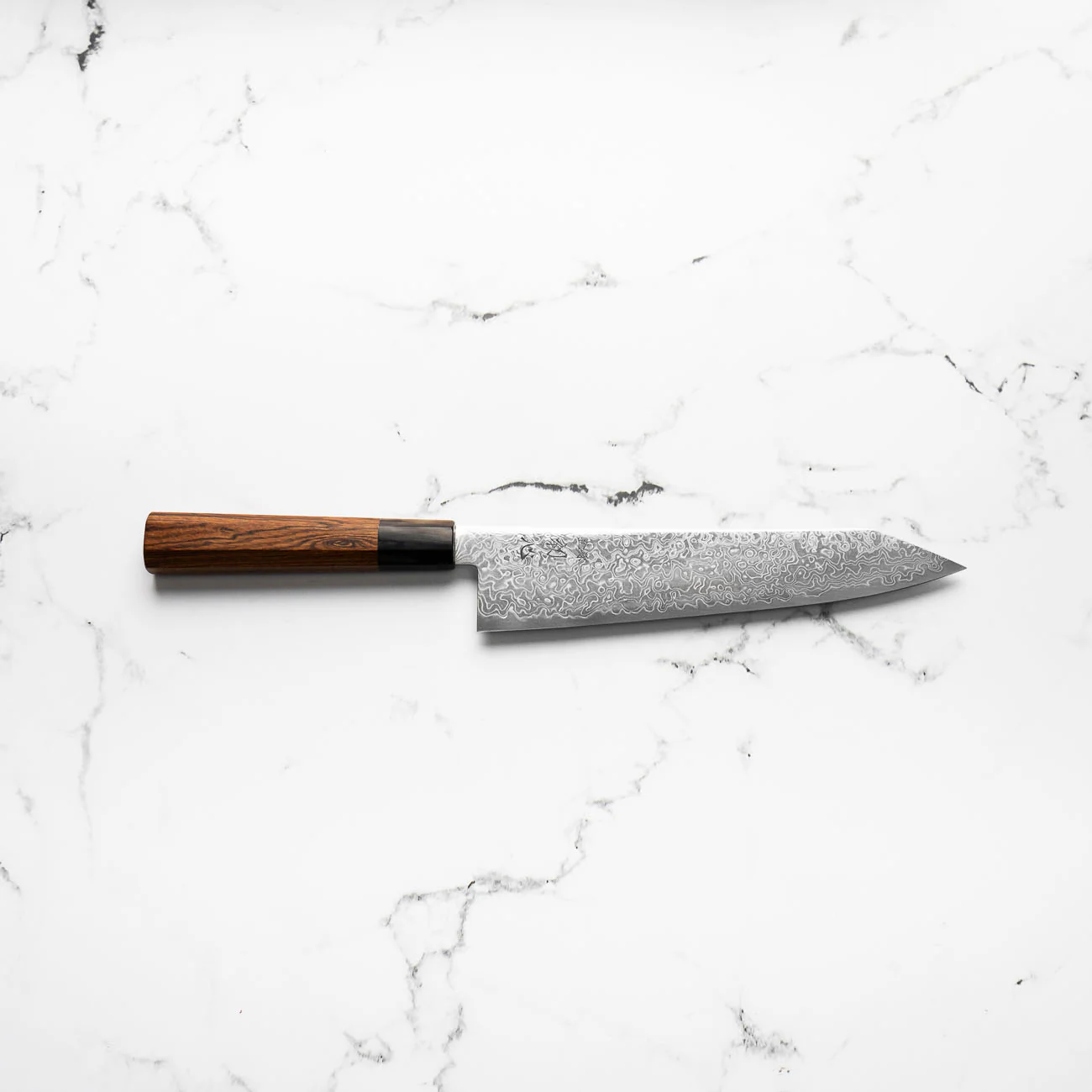Hatsukokoro Ryuhyo SG2 Damascus Kiritsuke Gyuto 210mm -  Quince - Image 8