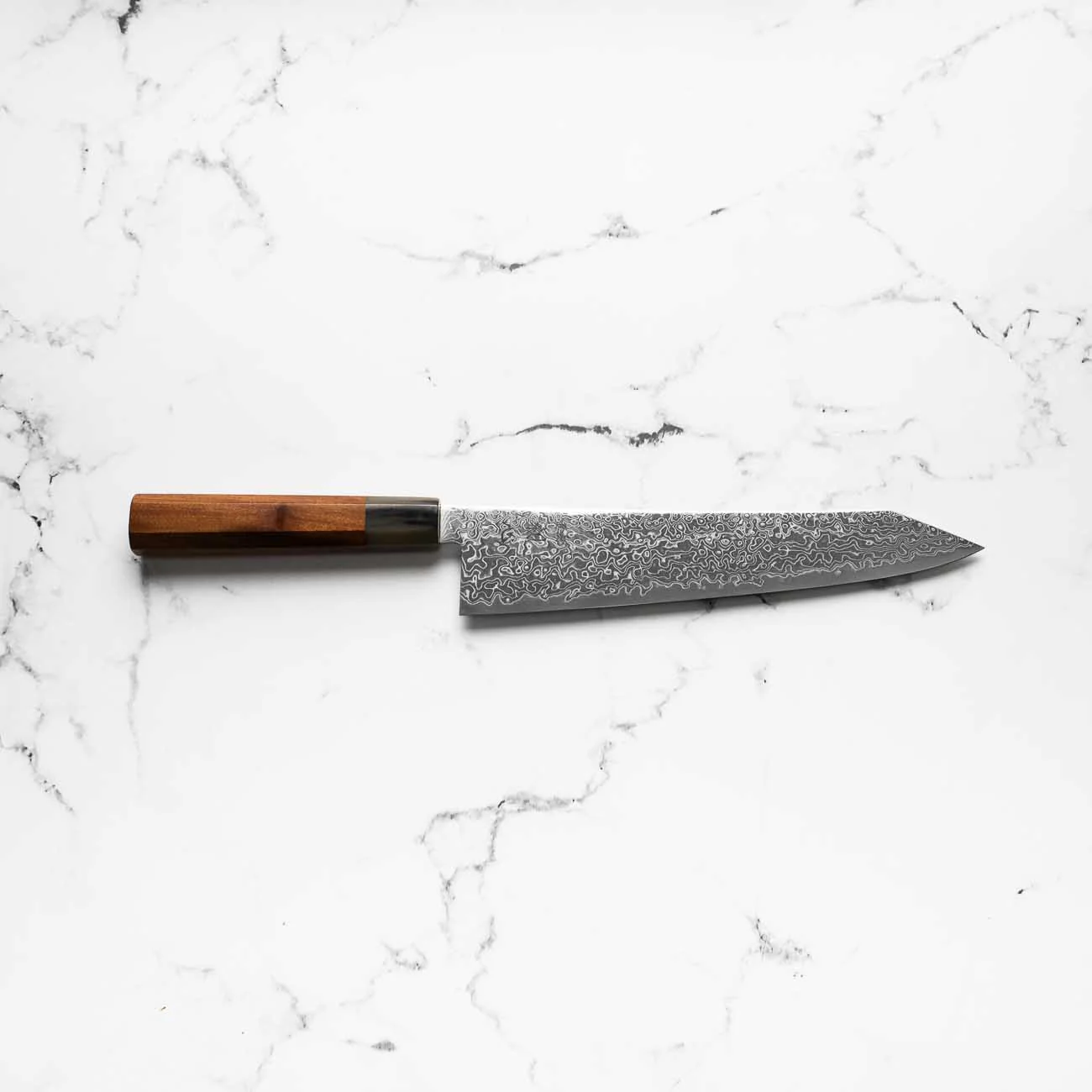 Hatsukokoro Ryuhyo SG2 Damascus Kiritsuke Gyuto 240mm -  Quince - Image 4
