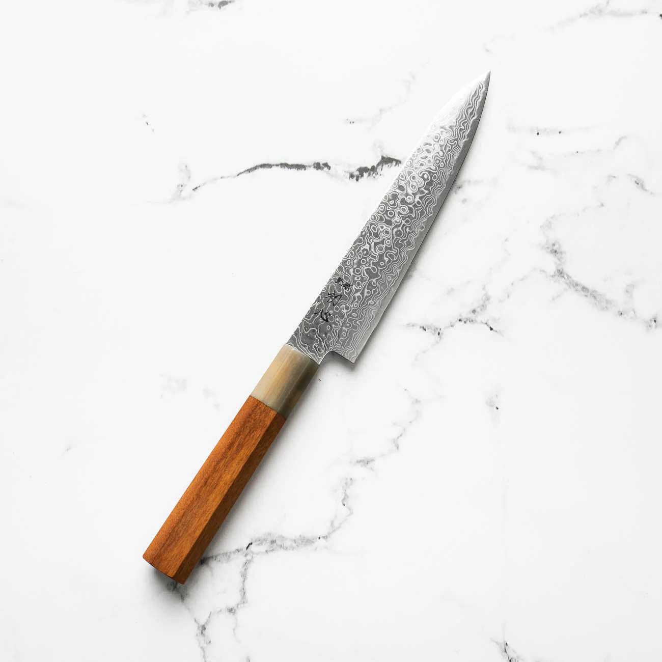 Hatsukokoro Ryuhyo SG2 Damascus Petty 150mm - Quince - Image 2