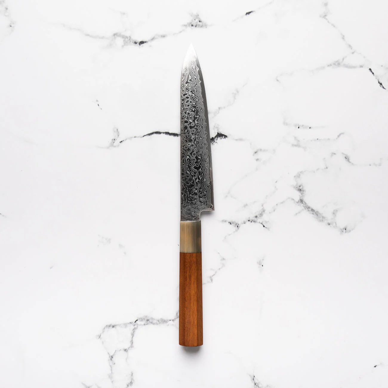 Hatsukokoro Ryuhyo SG2 Damascus Petty 150mm - Quince - Image 3