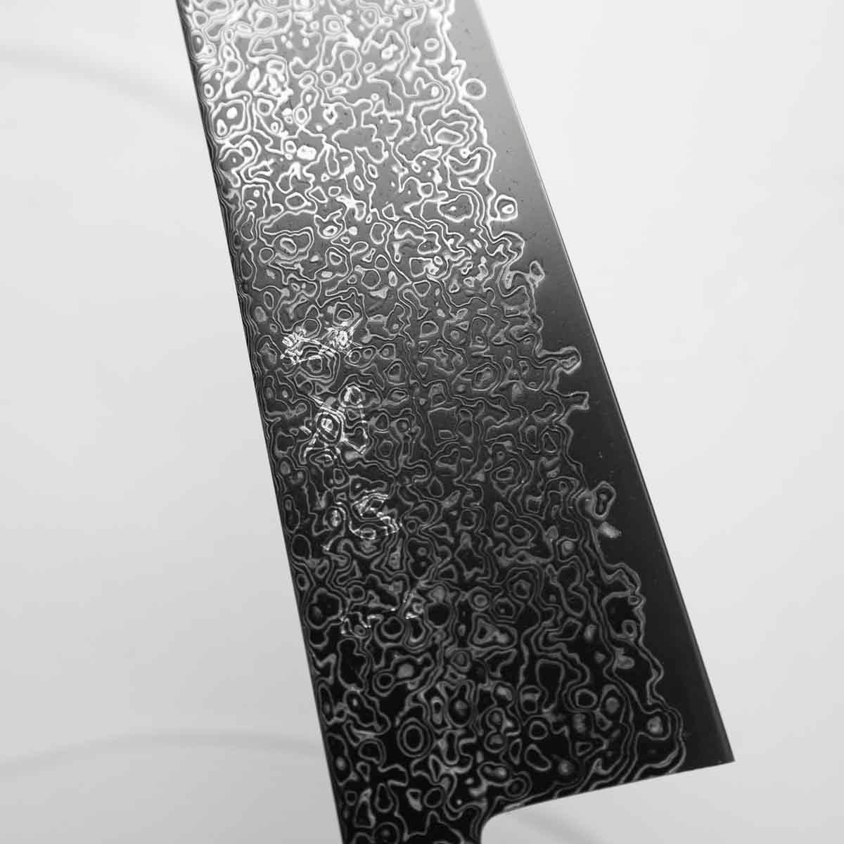 Hatsukokoro Saihyo SG2 Black Damascus Gyuto 240 - Maple - Image 4
