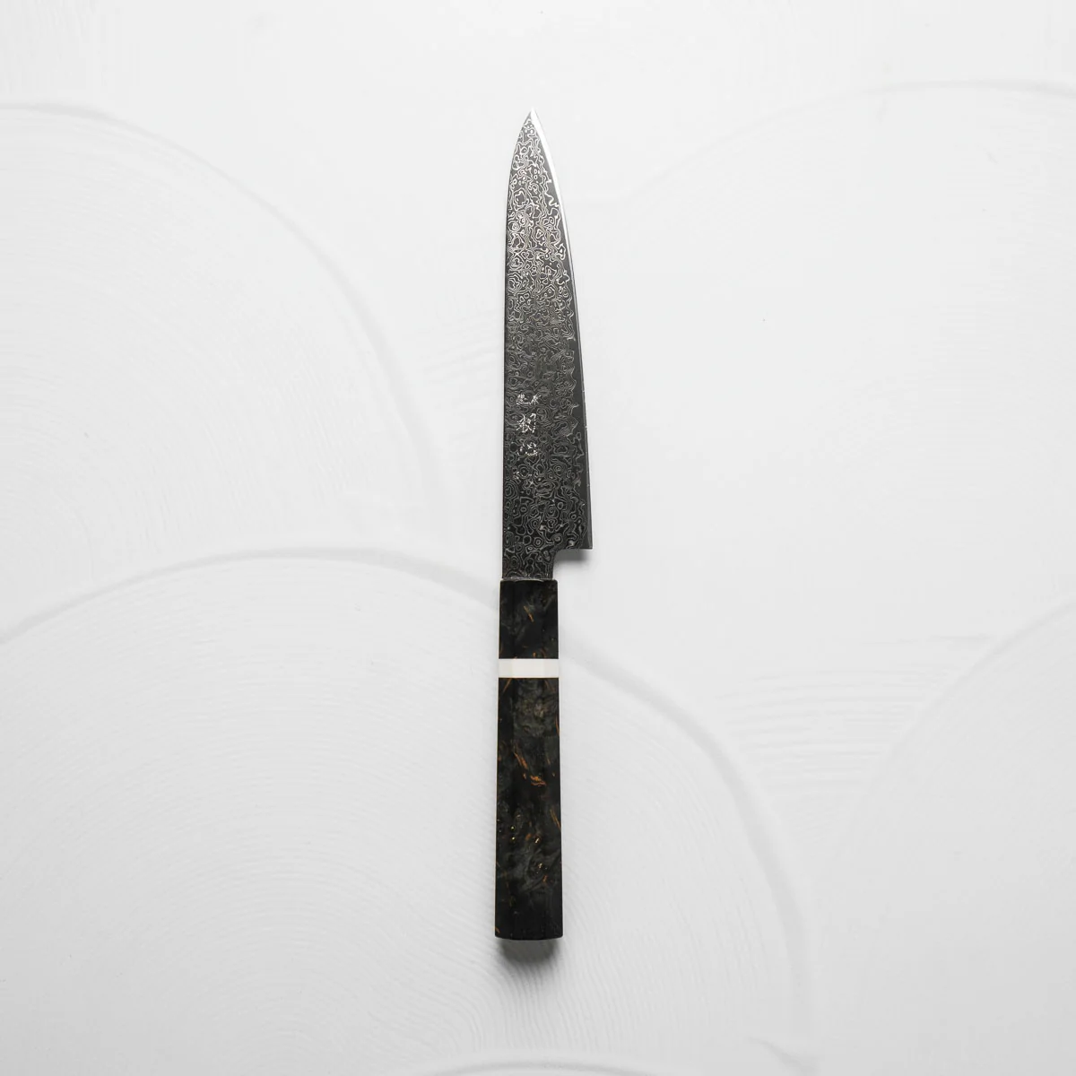 Hatsukokoro Saihyo SG2 Black Damascus Petty 150mm - Maple - Image 3