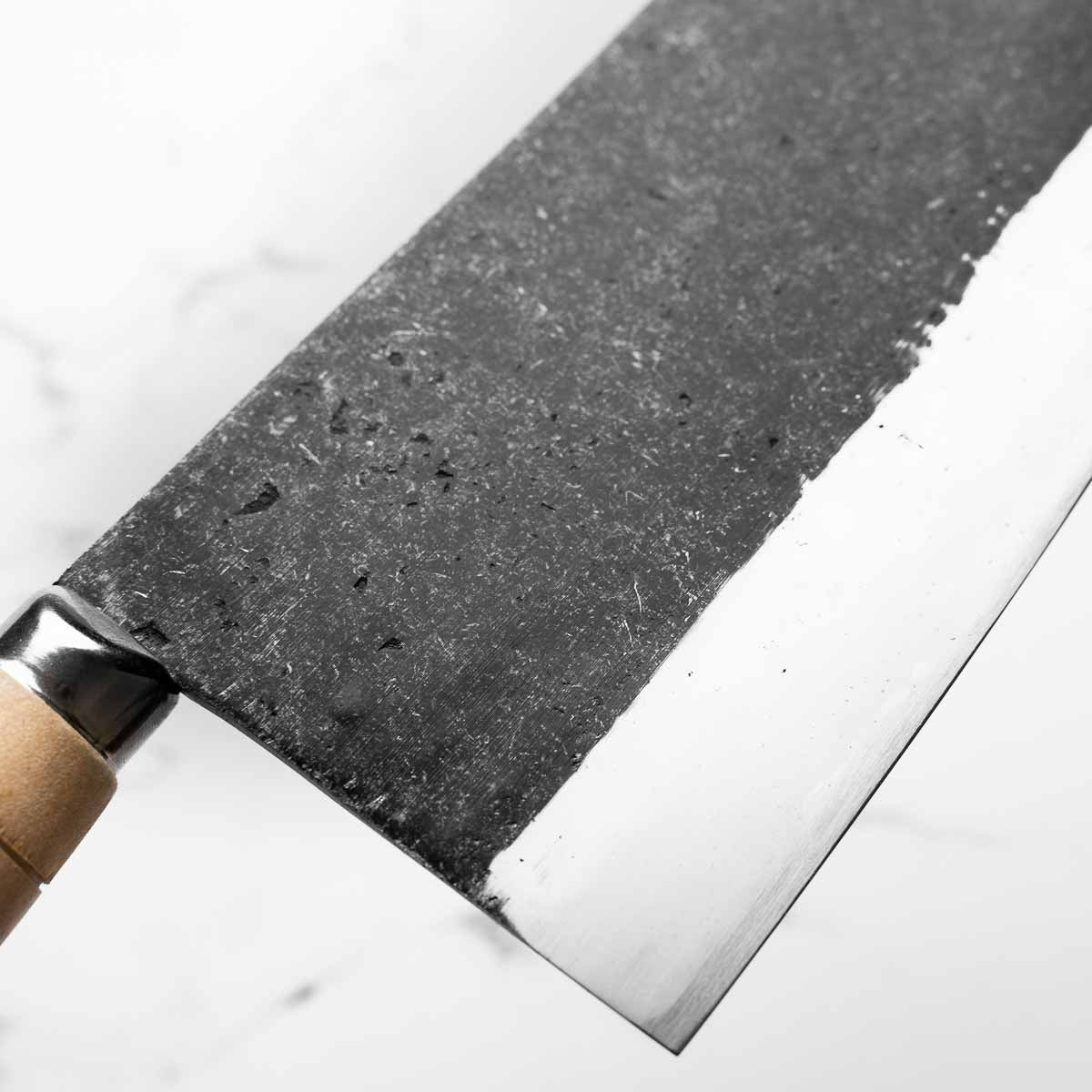 Hatsukokoro Sentan Blue 2 Kurouchi Chinese Cleaver 190mm - Image 5
