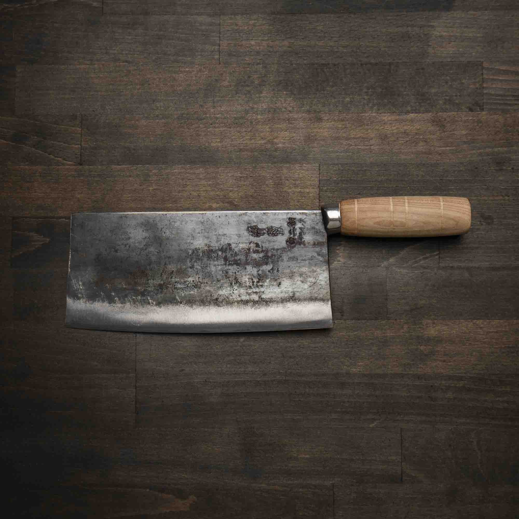 Hatsukokoro Sentan White 2 SS Clad Chinese Cleaver 200mm - Image 5