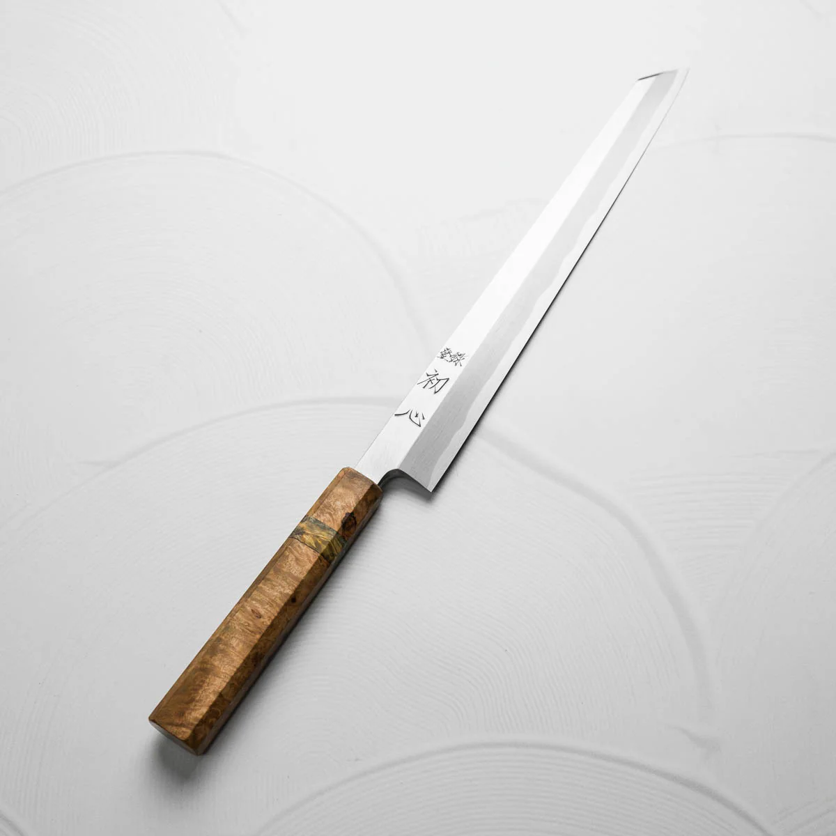 Hatsukokoro Shirasagi (Myojin) White 2 Kiritsuke Yanagiba 300mm - Custom - Image 2