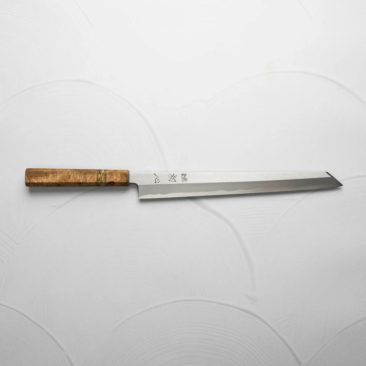 Hatsukokoro Shirasagi (Myojin) White 2 Kiritsuke Yanagiba 300mm - Custom - Image 7