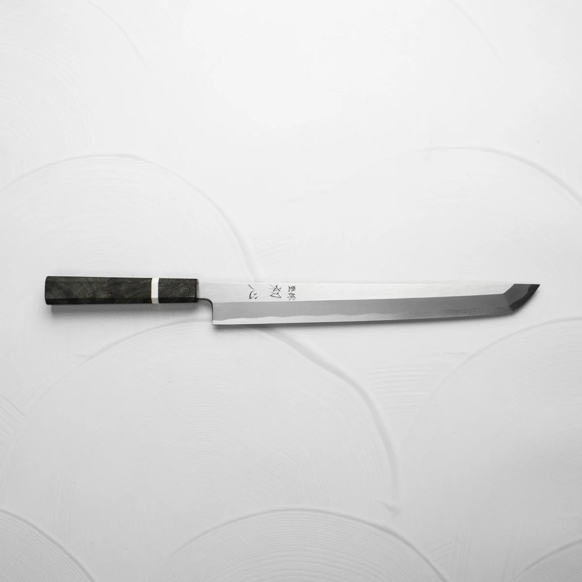 Hatsukokoro Shirasagi (Myojin) White 2 Sakimaru Yanagiba 300mm - Maple - Image 2