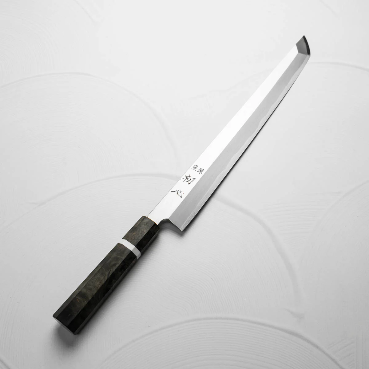 Hatsukokoro Shirasagi White 2 Sakimaru Yanagiba 330mm - Maple - Image 5