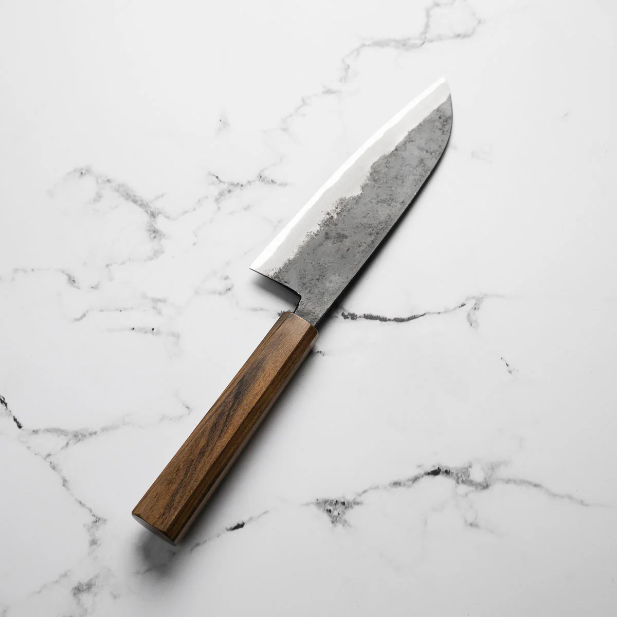 Hatsukokoro Sumi Blue 2 Kurouchi Santoku 165mm - Image 2