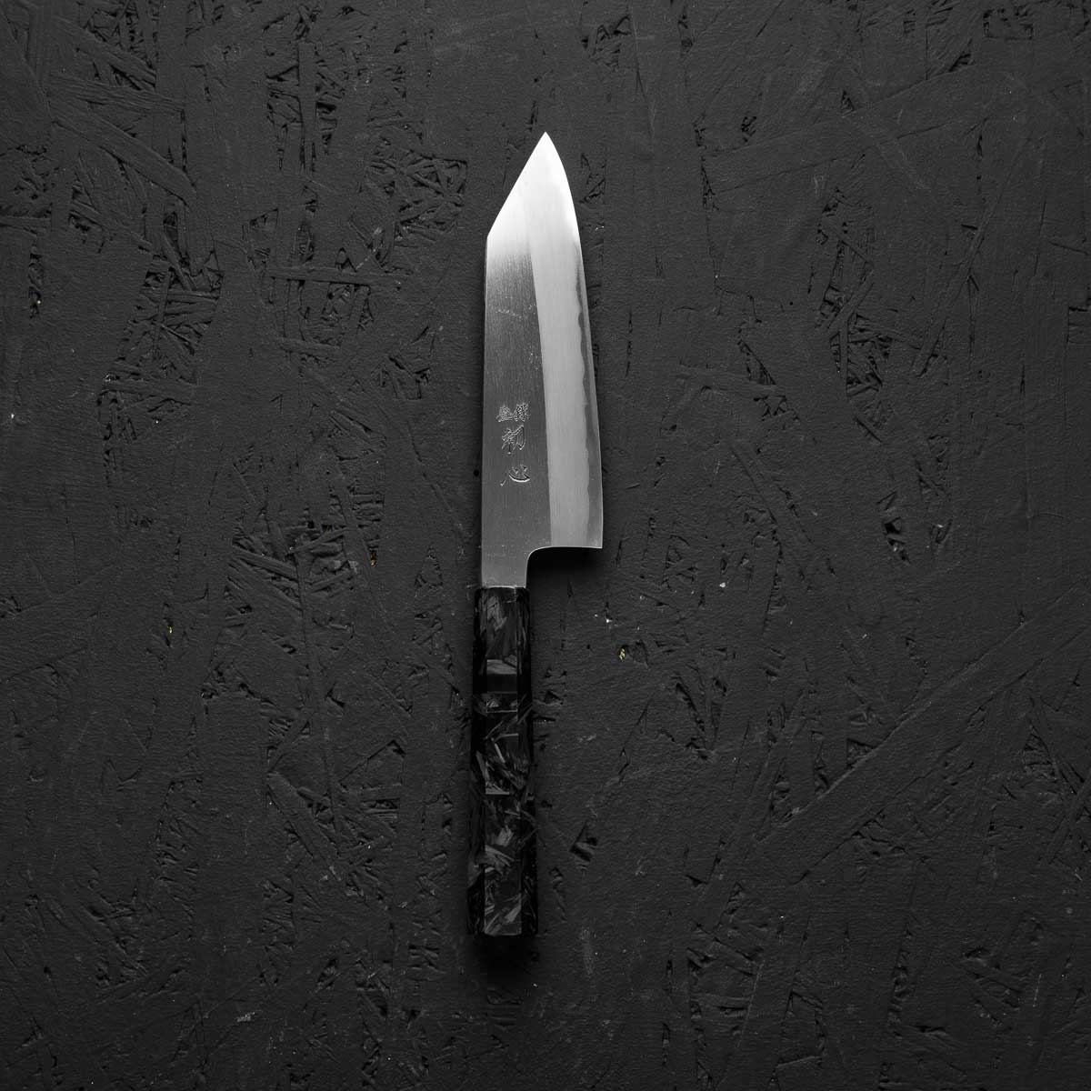 Hatsukokoro x Nakagawa Blue 1 Migaki Bunka 180mm - Dark Carbon Fibre (Seconds) - Image 3