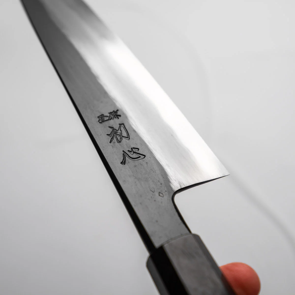 Hatsukokoro Yoake Blue 1 Gyuto 210mm - Ebony - Image 3