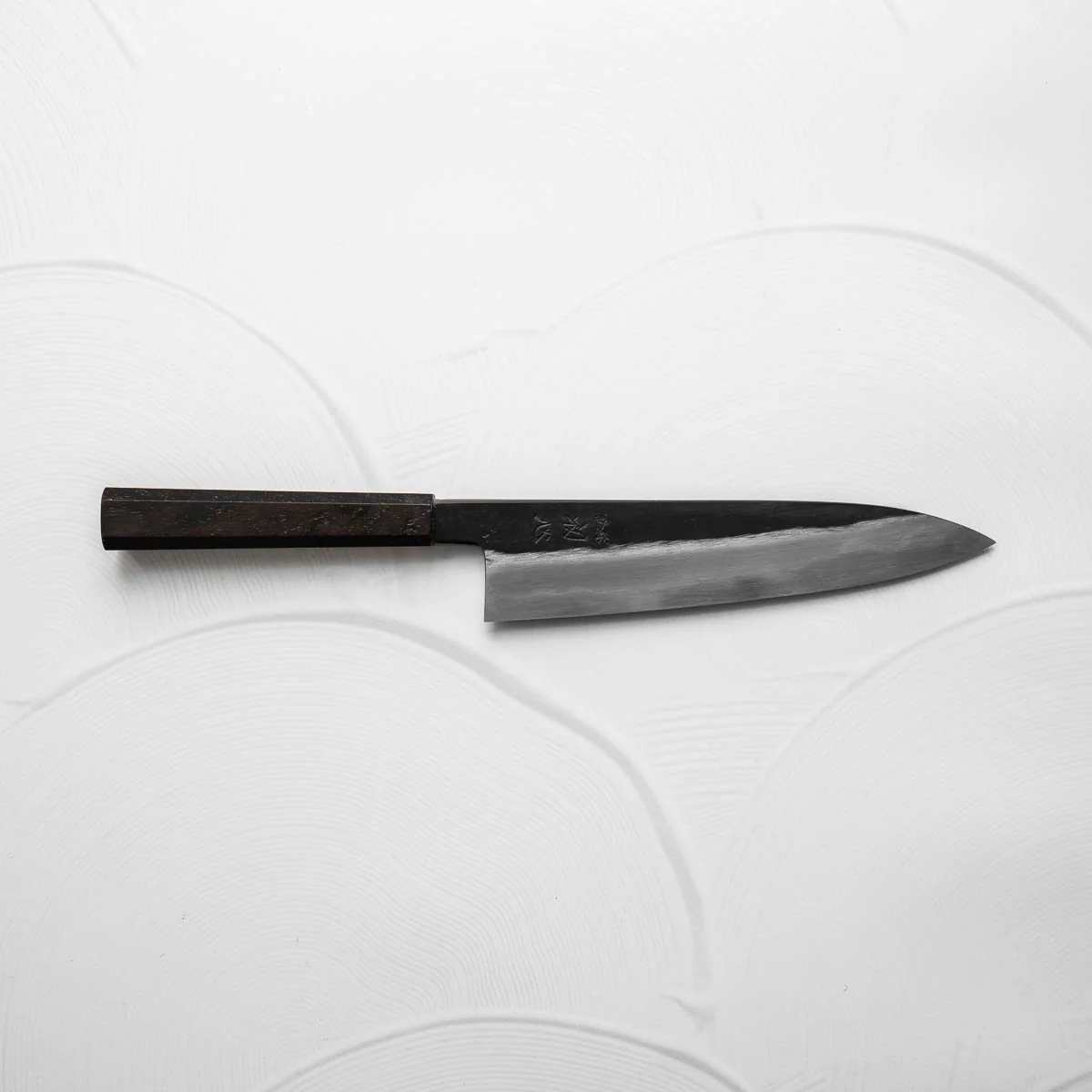 Hatsukokoro Yoake Blue 1 Gyuto 210mm - Ebony - Image 5