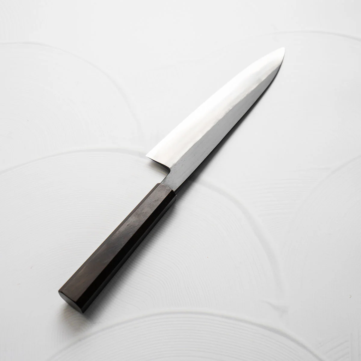 Hatsukokoro Yoake Blue 1 Gyuto 210mm - Ebony - Image 6