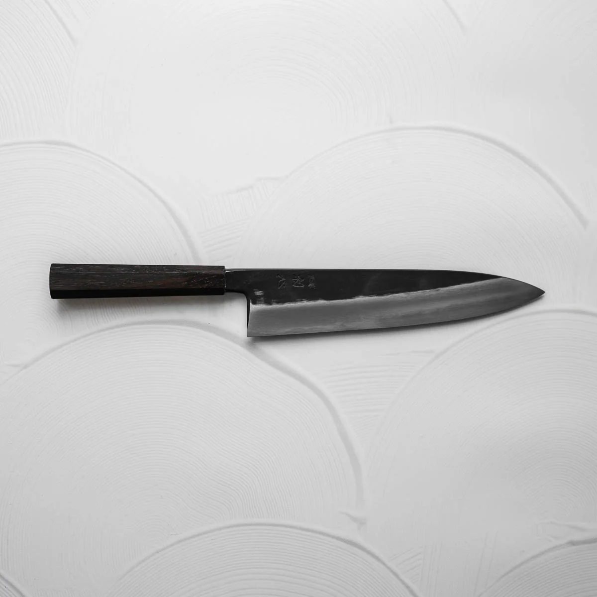 Hatsukokoro Yoake Blue 1 Gyuto 240mm - Ebony - Image 5