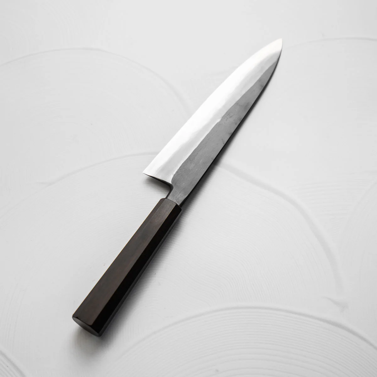 Hatsukokoro Yoake Blue 1 Gyuto 240mm - Ebony - Image 6