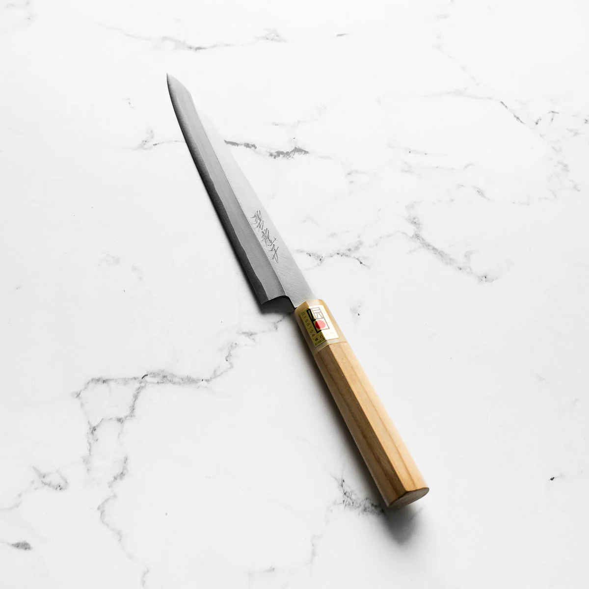 Heki Ryushi Left Handed White 3 Yanagiba 210mm - Image 2