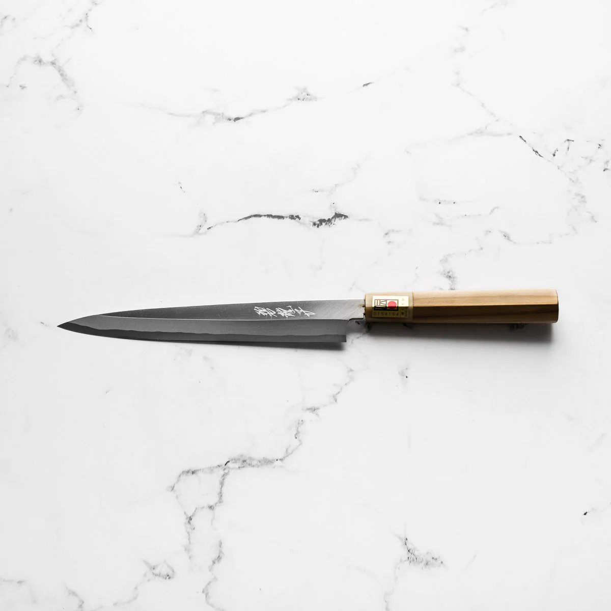 Heki Ryushi Left Handed White 3 Yanagiba 210mm - Image 4
