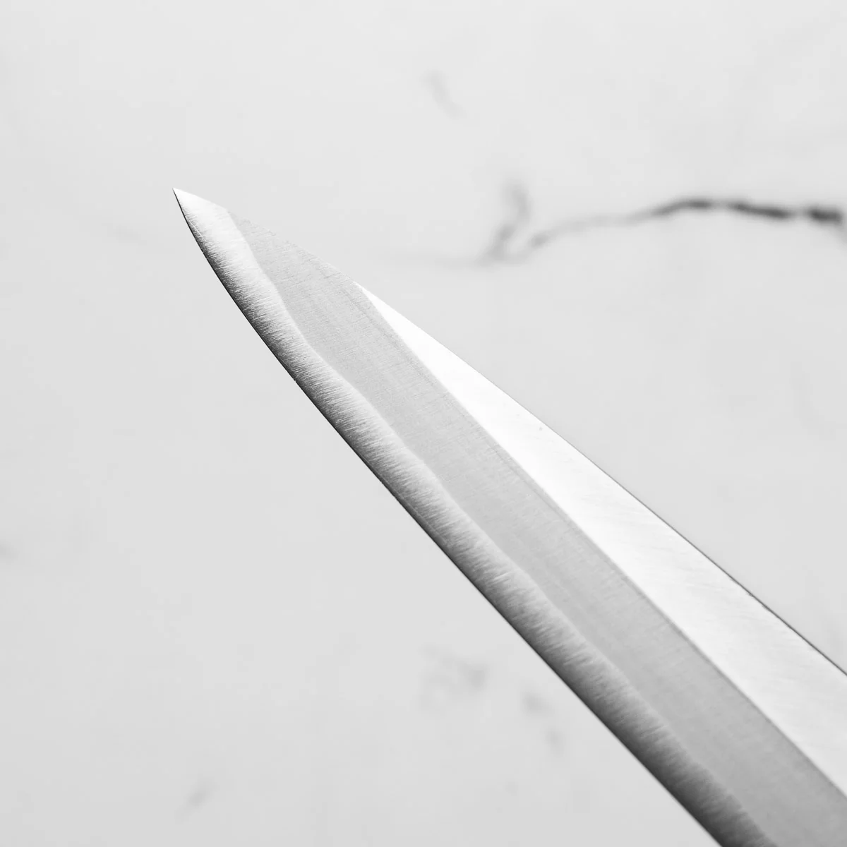 Heki Ryushi Left Handed White 3 Yanagiba 210mm - Image 7