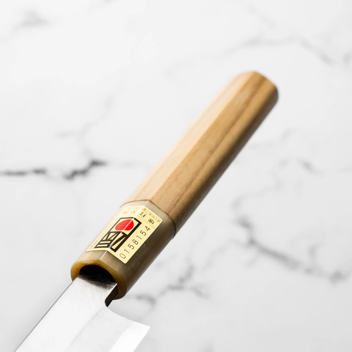 Heki Ryushi Left Handed White 3 Yanagiba 210mm - Image 9