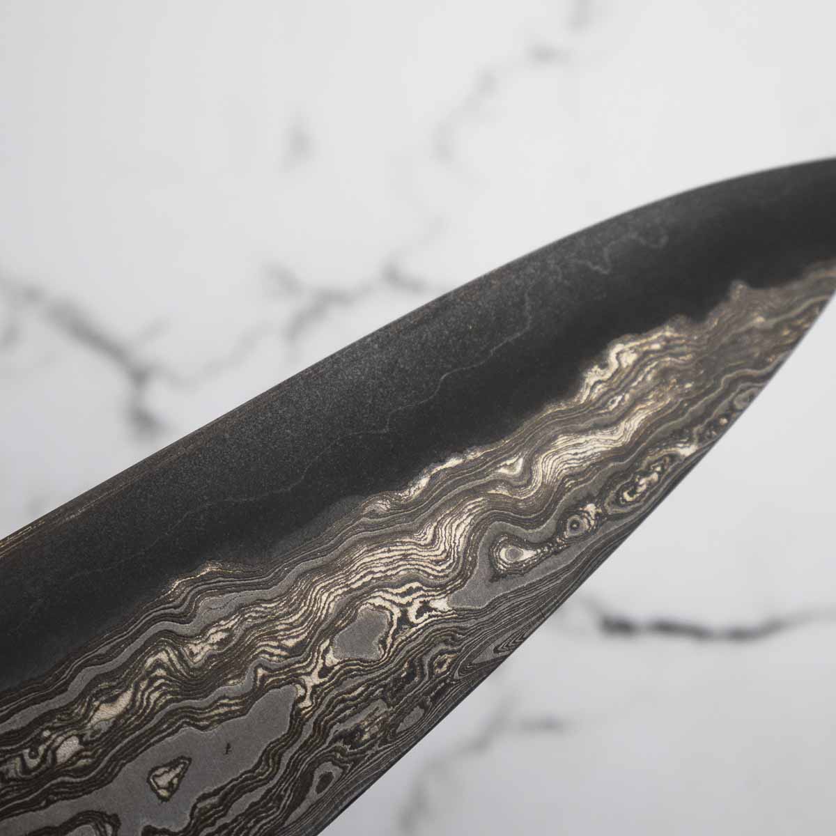 Hiromune Takaba Shirogami Damascus Gyuto 240mm - Image 11