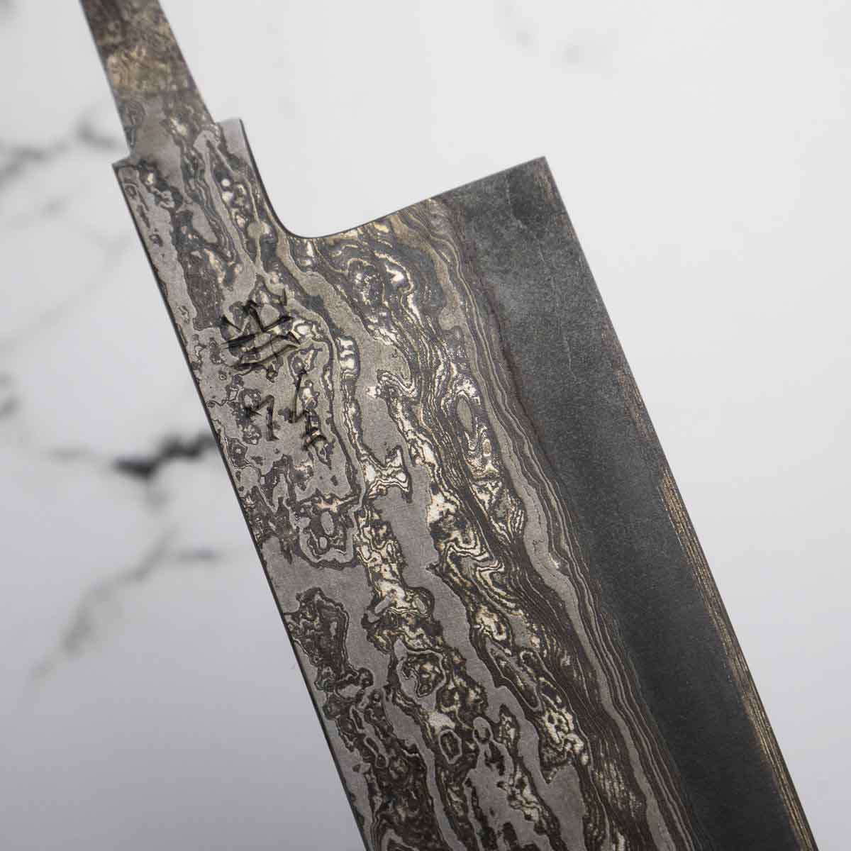 Hiromune Takaba Shirogami Damascus Gyuto 240mm - Image 5