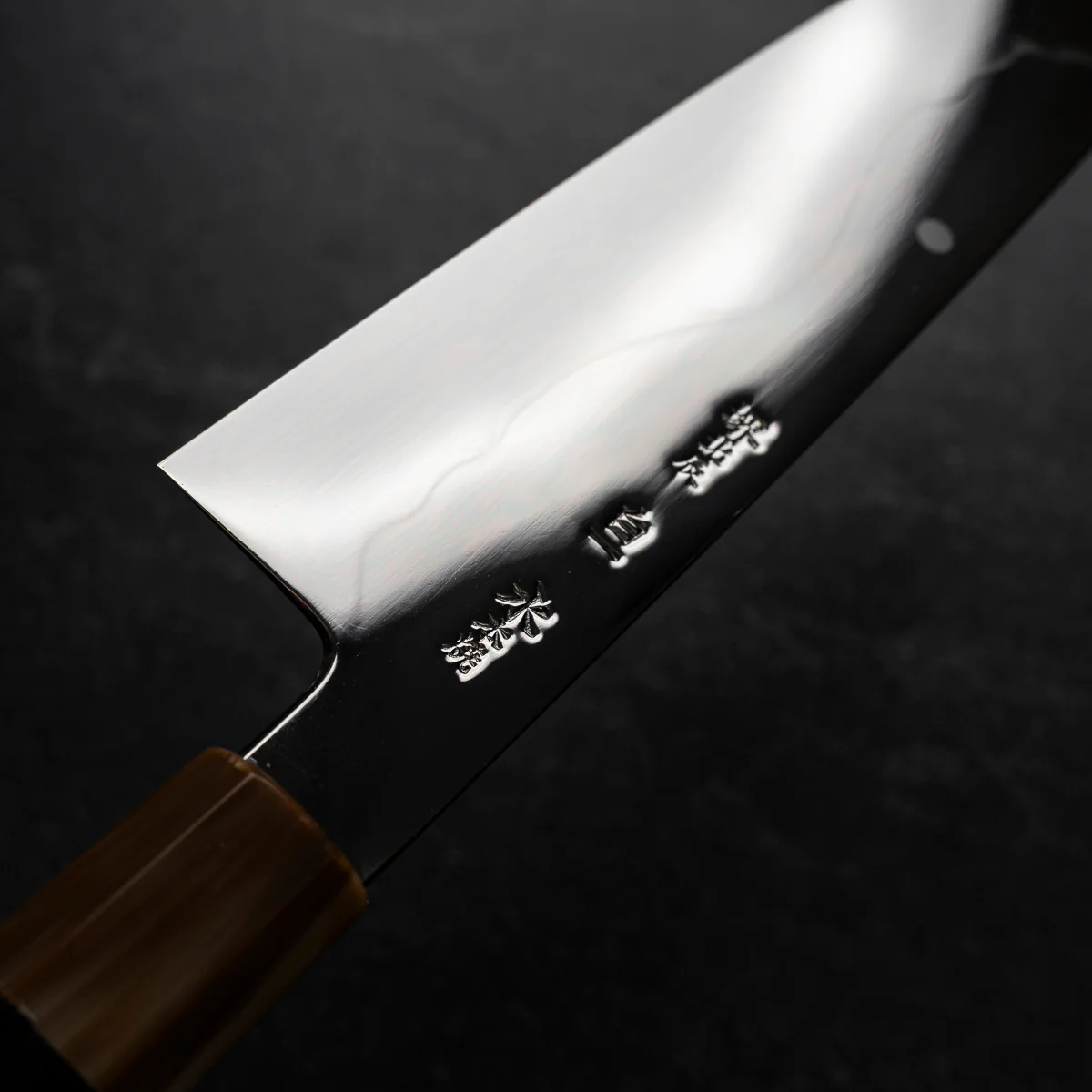 Yoshikazu Ikeda White 1 Mirror Finished Honyaki Gyuto 240mm - Image 10