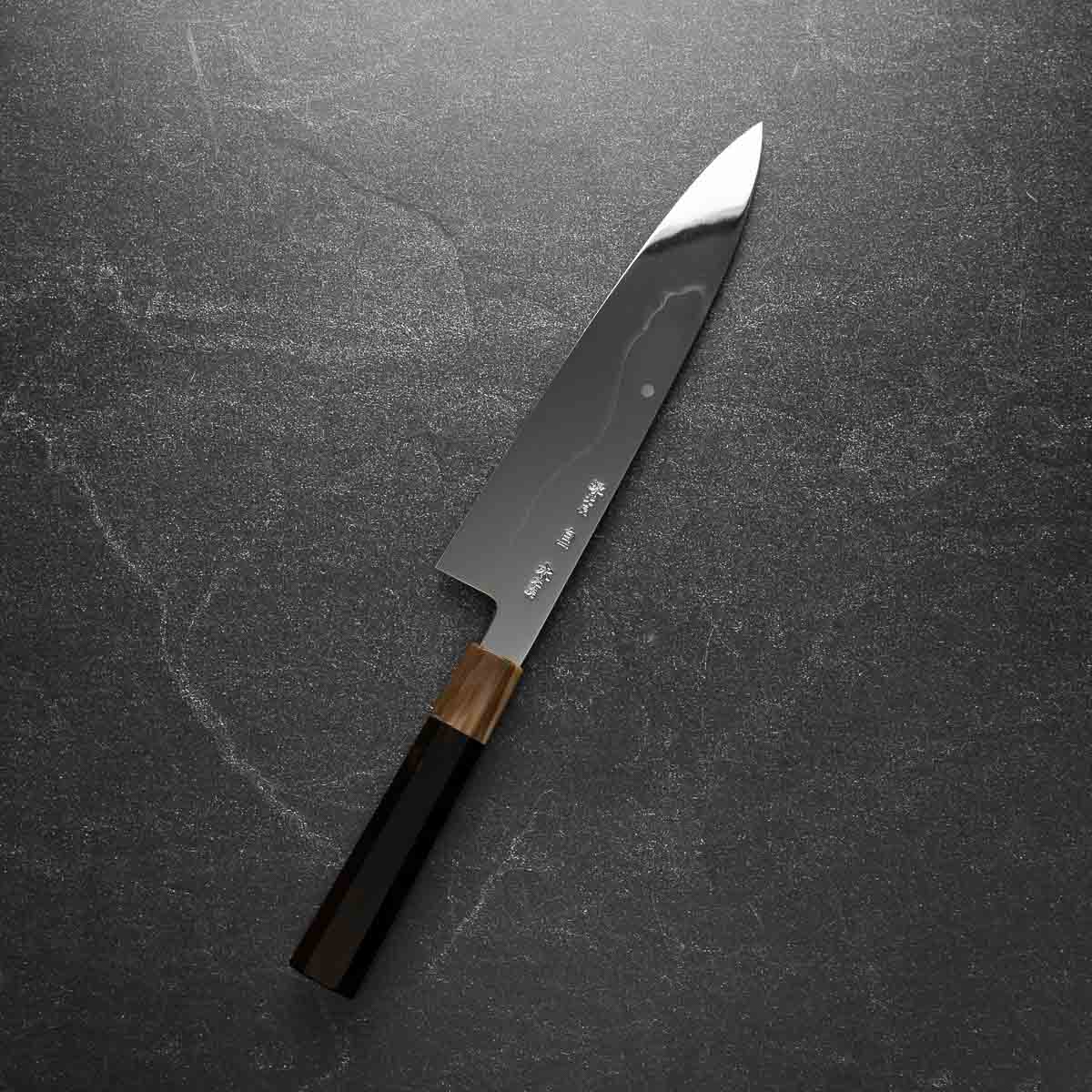 Yoshikazu Ikeda White 1 Mirror Finished Honyaki Gyuto 240mm - Image 2