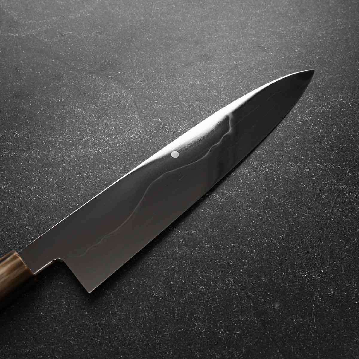 Yoshikazu Ikeda White 1 Mirror Finished Honyaki Gyuto 240mm - Image 6