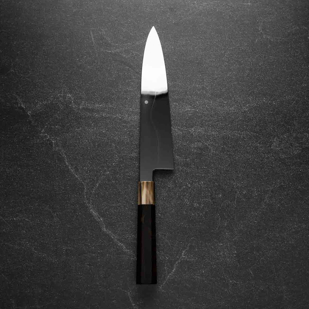 Yoshikazu Ikeda White 1 Mirror Finished Honyaki Gyuto 240mm - Image 7