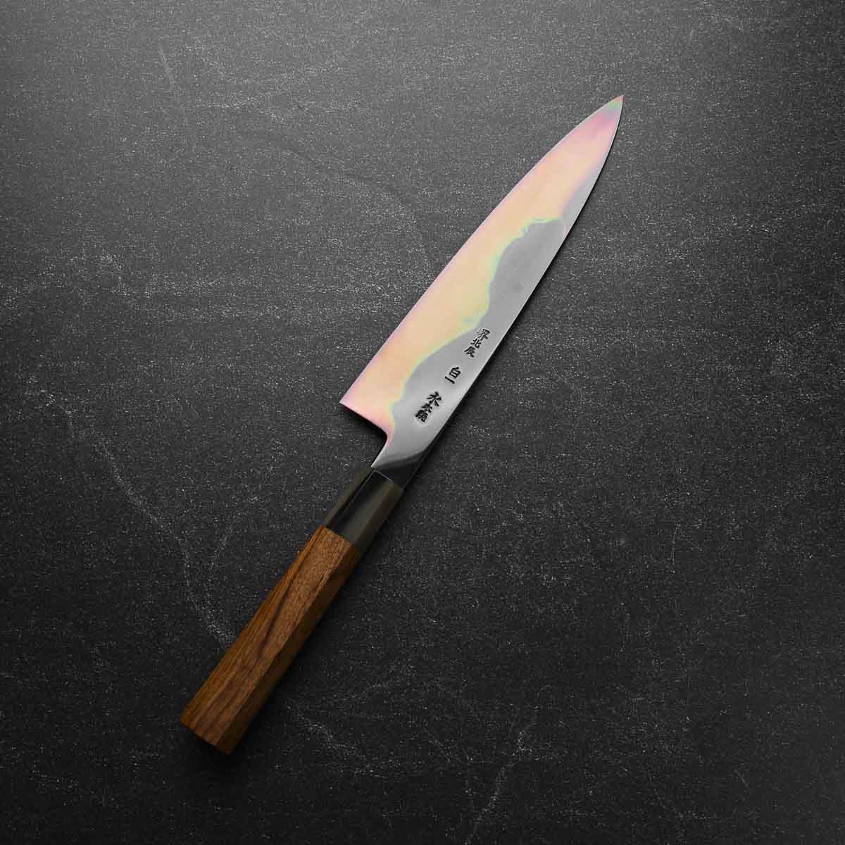 Yoshikazu Ikeda White 1 Honyaki Kachikaeshi Gyuto 210mm - Image 3