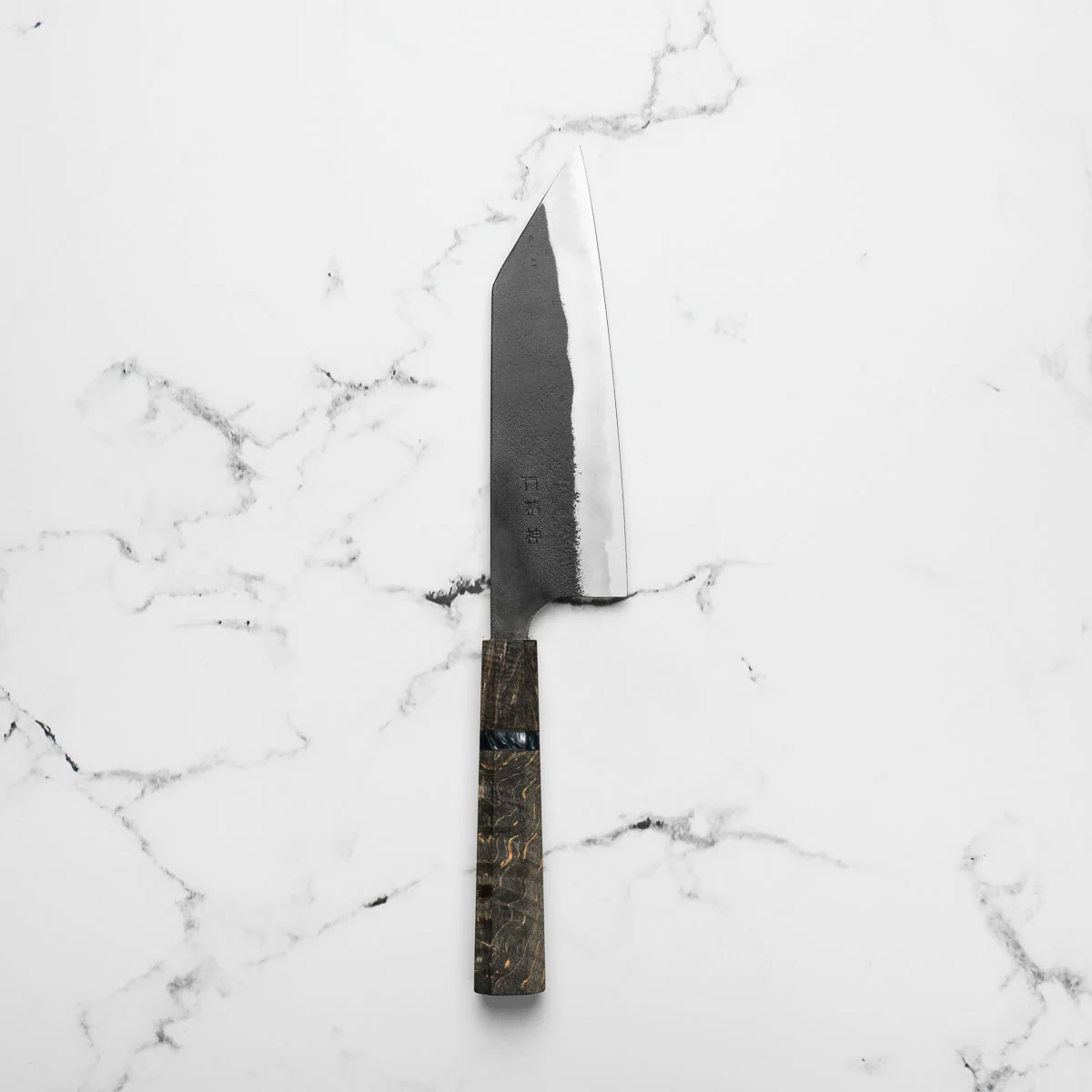 Kajibee "Seishin" White 2 Bunka 165mm - Dark Maple - Image 3